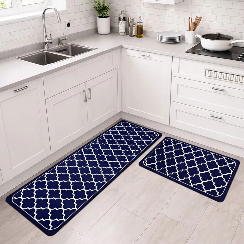 CleanLine Comfort Rubber Kitchen Floor Mats - Set of Two media 1