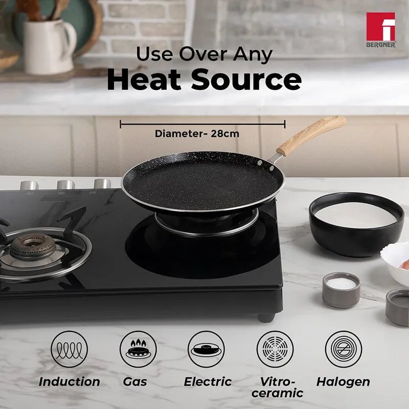 Bergner Aeris Induction Safe Non-Stick Dosa Tawa - 28 cm media 8