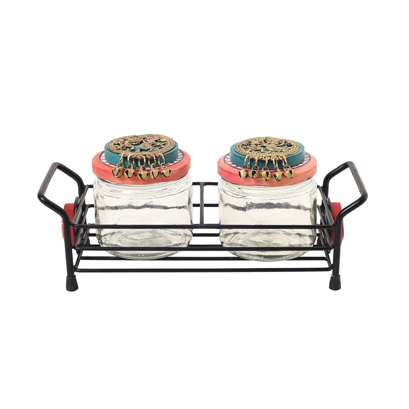Samvad Jar Set With Tray (300 mL Each) - Three Piece Set media 3