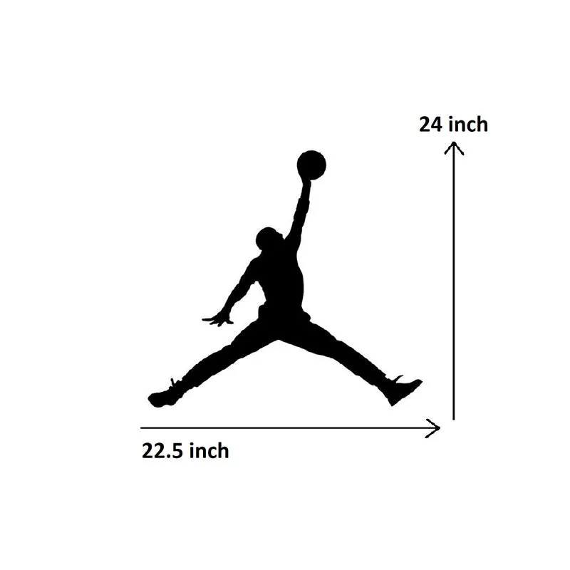 Basketball Jordan Black Iron Wall Accent media 5