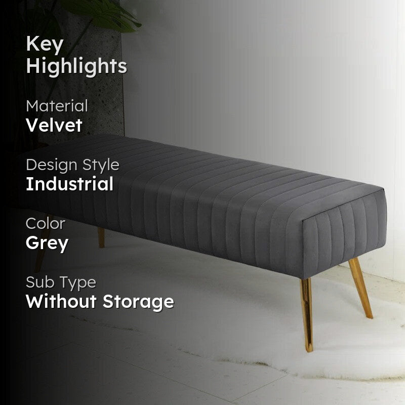 Daine Bench - Grey media 2