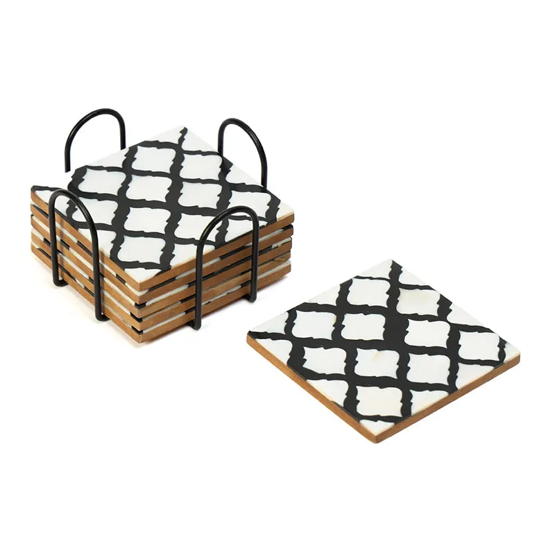 Eshara MDF Coaster - Seven Piece Set media 4