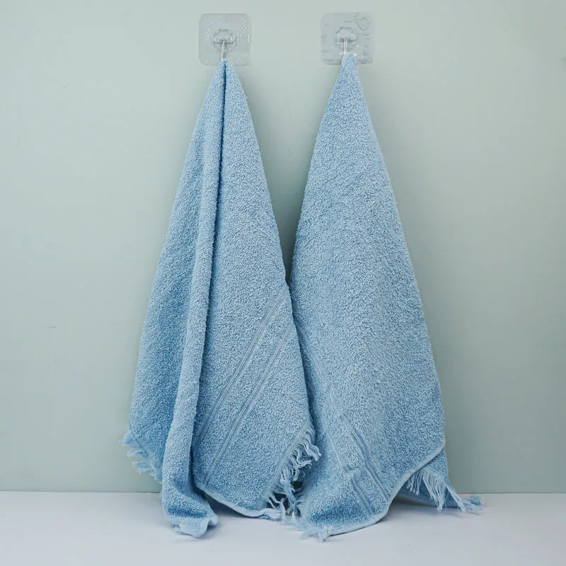 Micro Cotton Luxe Dry Soothe Hand Towel (Blue) - Set Of Two media 3