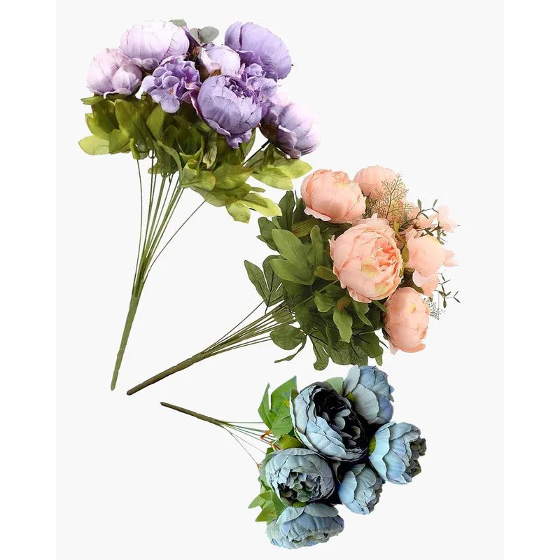 Natures Charm Long Lasting Faux Floral Arrangement - Set Of Three media 5