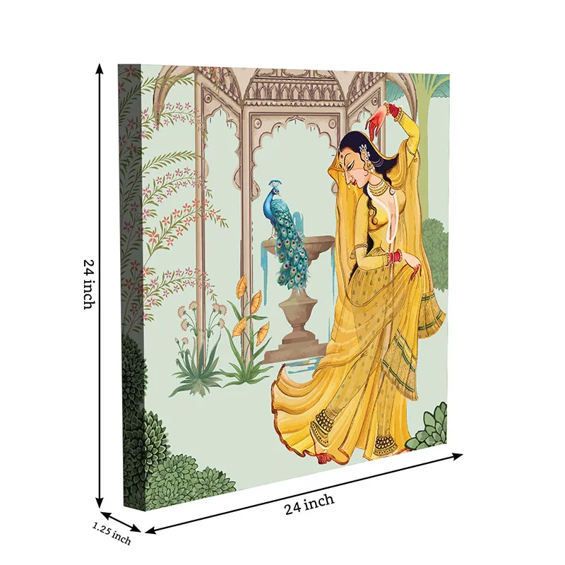 Mughal Dancer Canvas Wall Art media 8