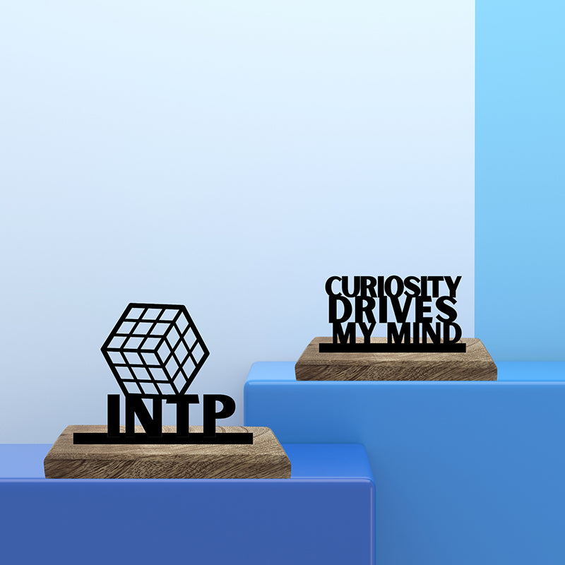 Curious INTP Showpiece - Set Of Two