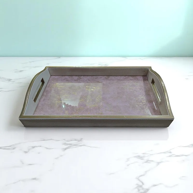 Laune Faux Leather Serving Tray media 3