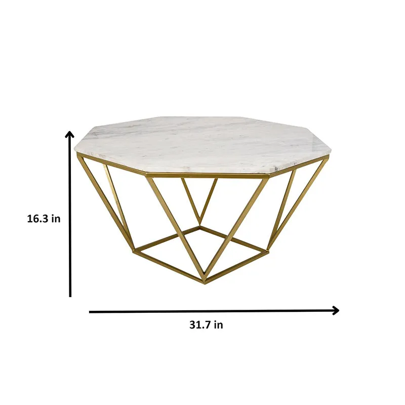 Marbihex I Marble & Iron Side Table media 6