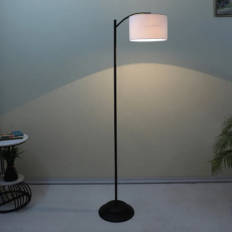 Lucciola Solid Arched Iron Floor Lamp - White media 1