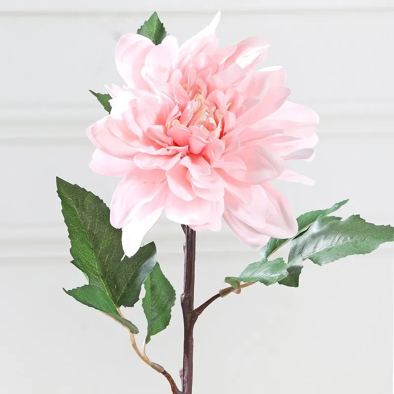 Dahlia Dark Artificial Flower Stem - Light Pink media 6