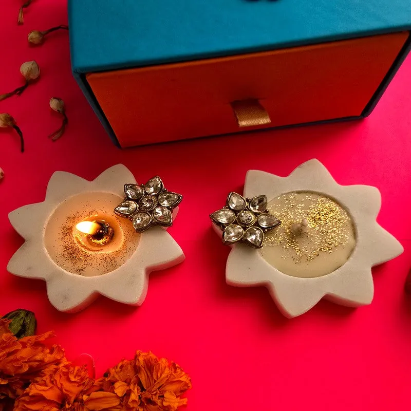 Heritage Charm Candle Holders (Off White) - Set Of Two media 5