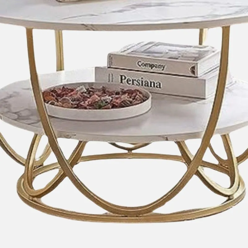 Mirage Elite Accent Table with Marble Top media 4
