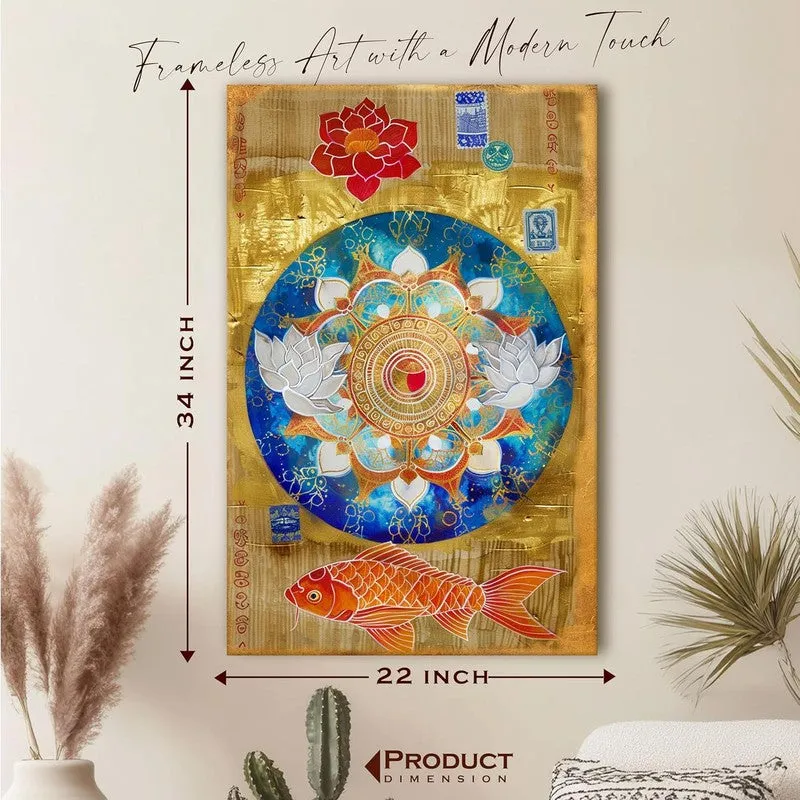 Spectrum Mandala Wall Art Without Frame media 9