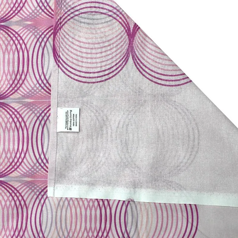 Warhi Floral Cotton Bedsheet (Pink) - 110 TC media 6