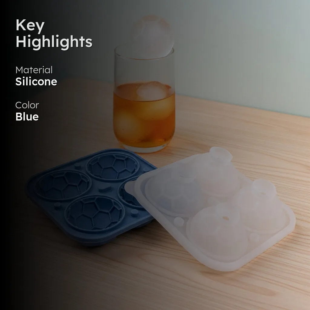 Blizz Silicone 4-Cube Ice Mould - Blue media 2