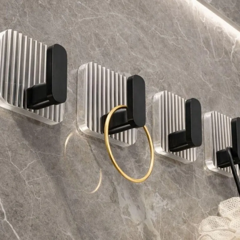 Black Hook Plastic Key Holder - Set Of Four media 4