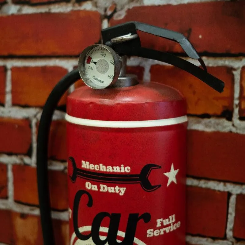 Car Service Extinguisher Metal Wall Accent media 4