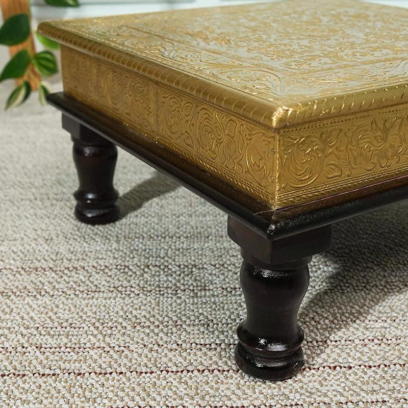 Golden Pause Seating Stool - Gold media 4