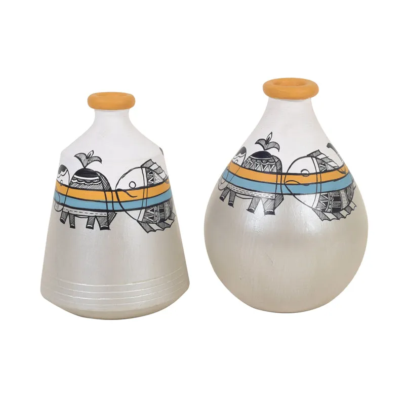 Haathi Heritage Vase - Set Of Two media 3