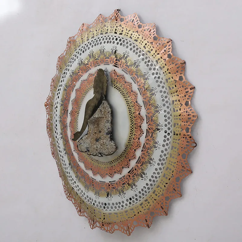 Buddha & Mandala Iron Wall Accent media 7