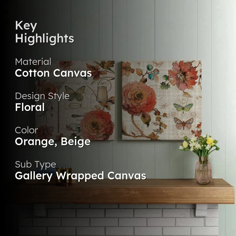 Kelly Floral Wall Art - Set Of Two media 2