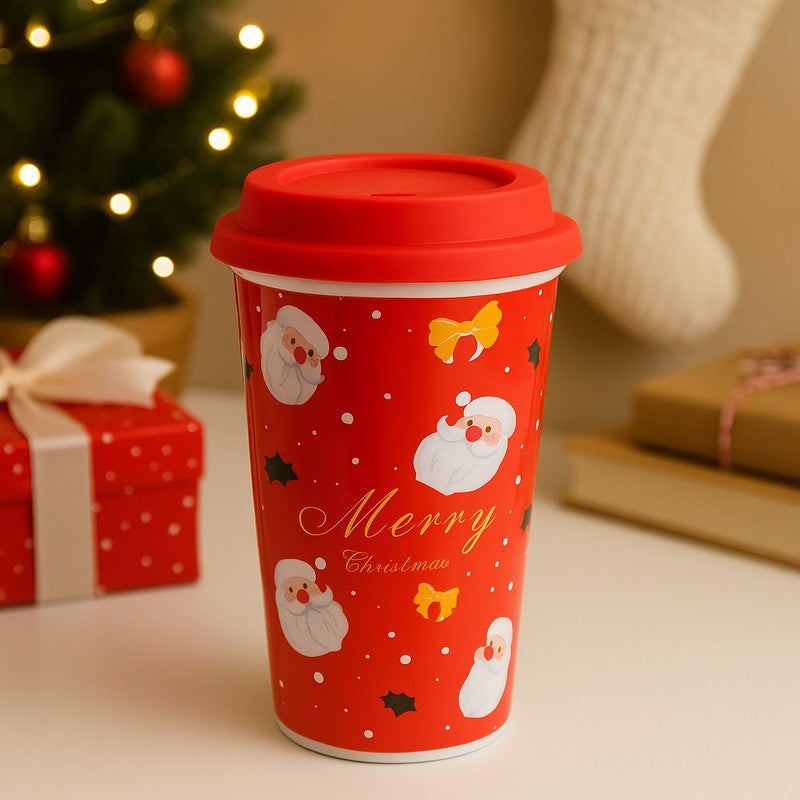 Hoho Ceramic,Silicone Coffee Mug (400 mL)