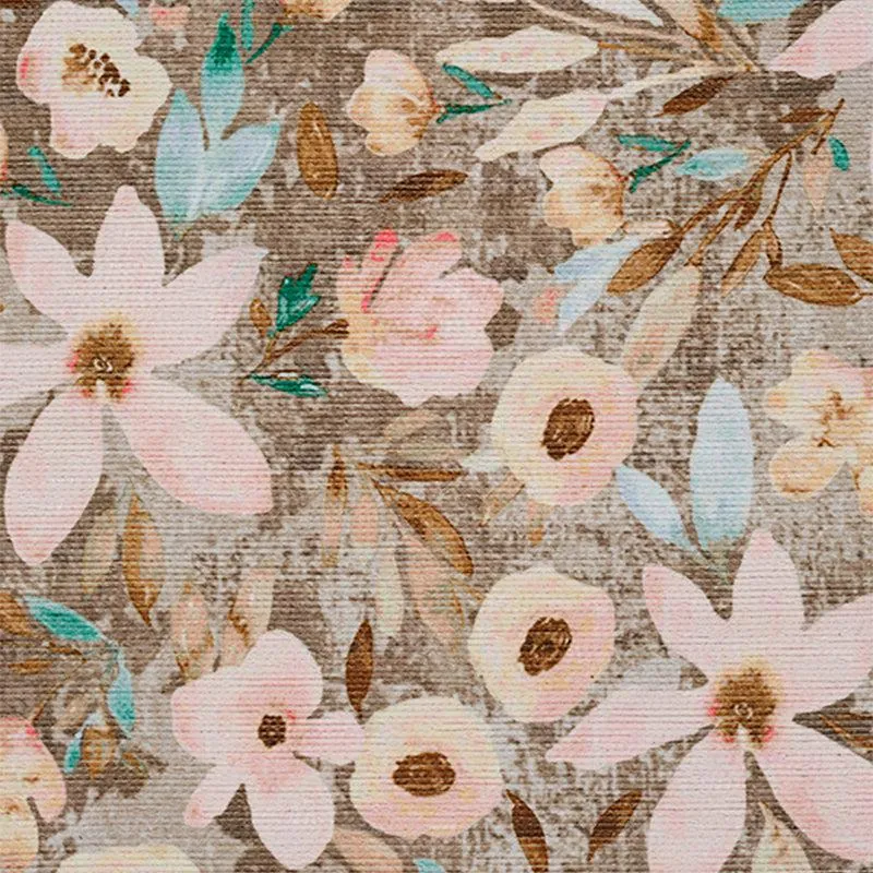 Abigail Floral Carpet - Pink & Beige media 6