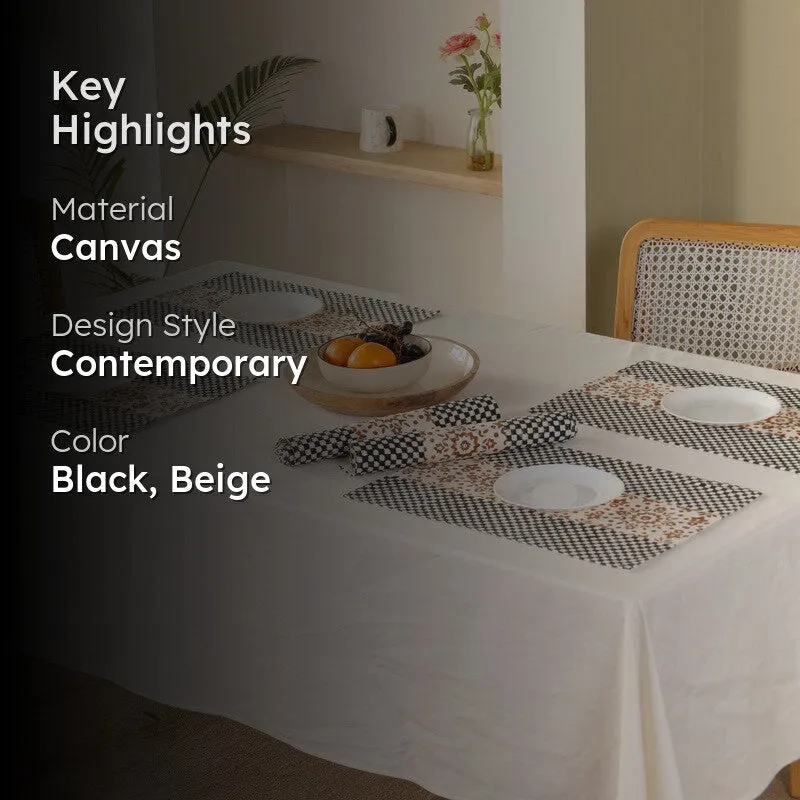 Tribal Touch Canvas Table Mats - Set Of Six media 2