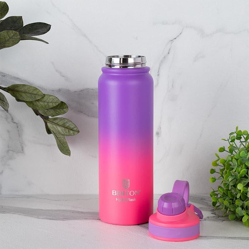 Serene Sip Hot & Cold Thermos Water Bottle (Pink & Purple) - 800 mL media 3