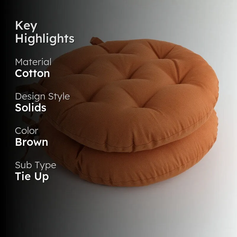 Nestpad Chair Pad (Brown) - Set Of Two media 2