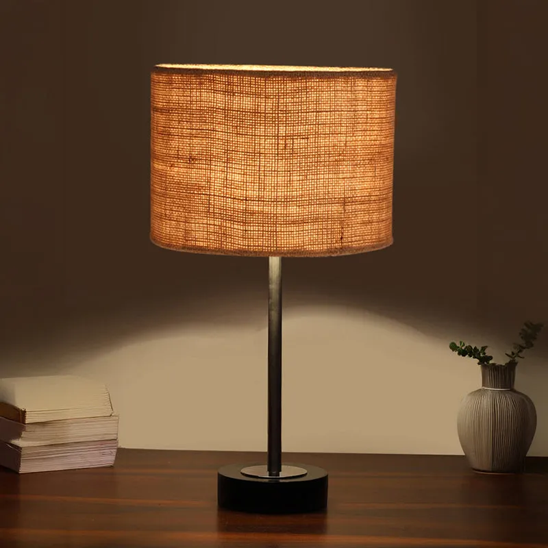 Sienna I Rodin Wooden Table Lamp - Beige,Silver,Black media 1