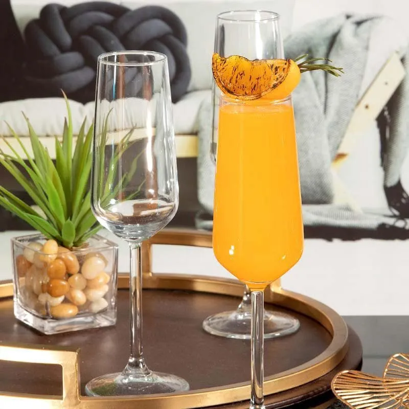 Maenads Flute Glasses (195 ML) - Set Of Six media 1