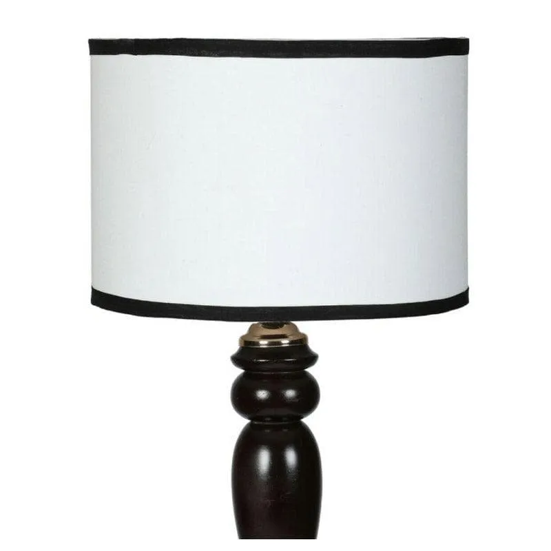 Twedie Floor Lamp - White & Black media 5
