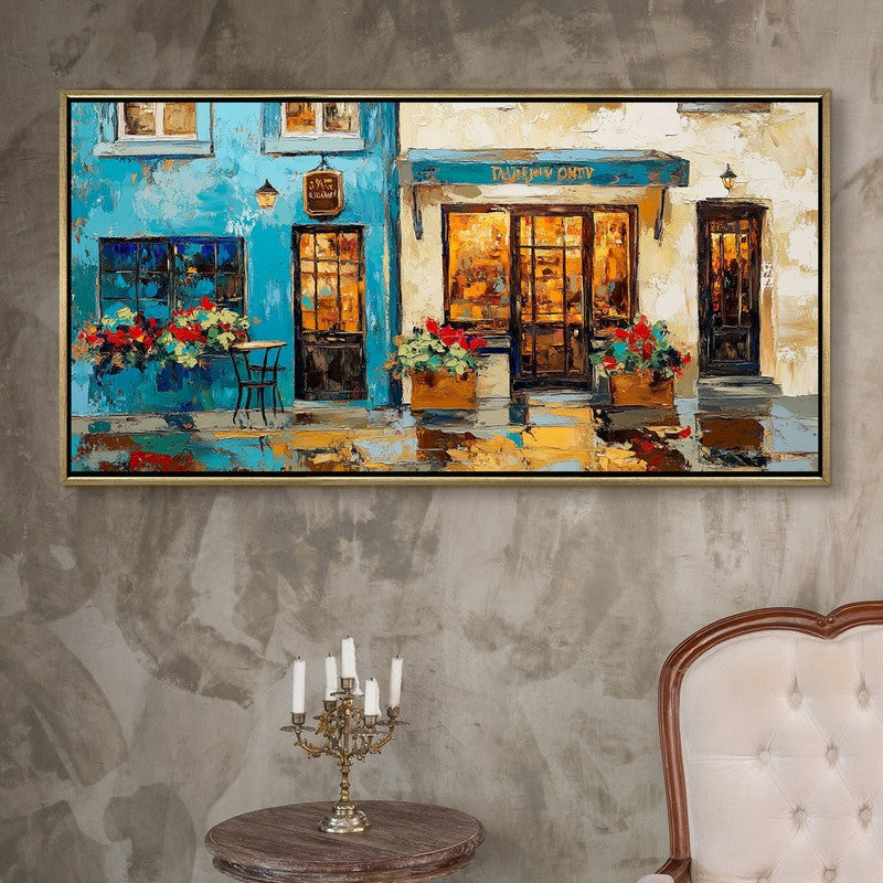 Glisten Canvas Wall Painting With Frame
