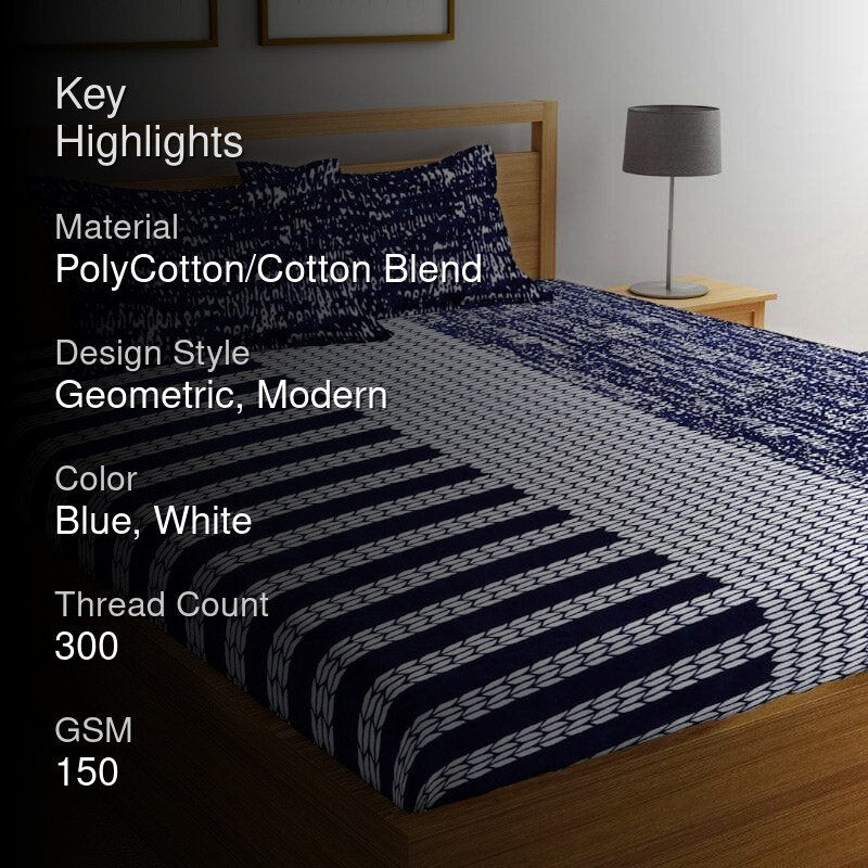 Wasa Warm PollyCotton Bedsheet - 150 GSM media 2