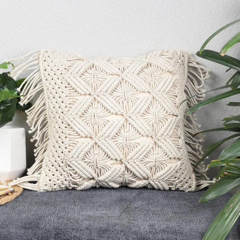 Alpina Macrame Cushion Cover media 1
