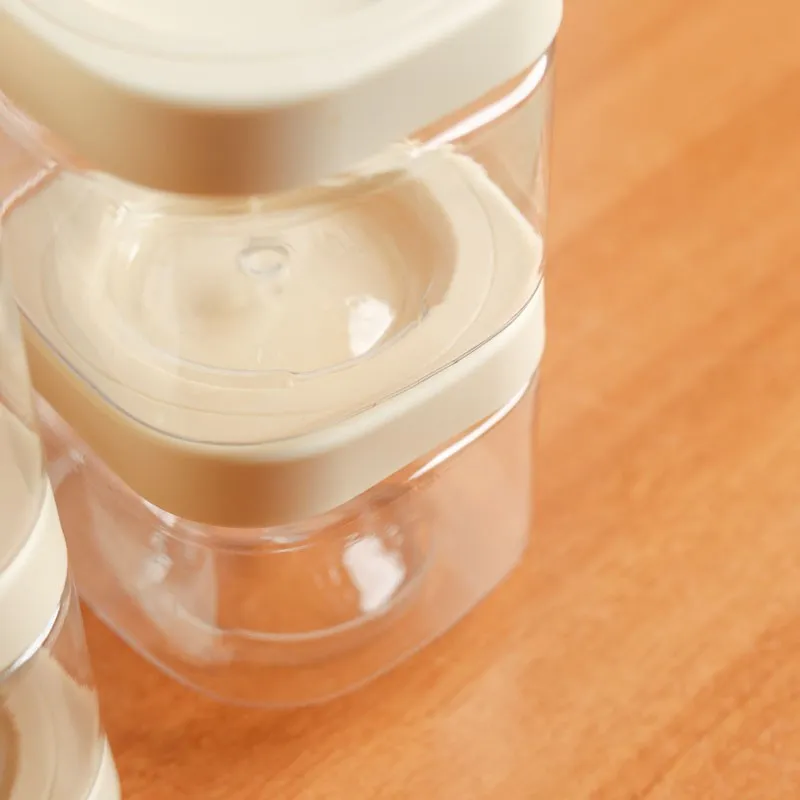ClearStack White Clear PET Container (450 mL Each) - Set Of Six media 5