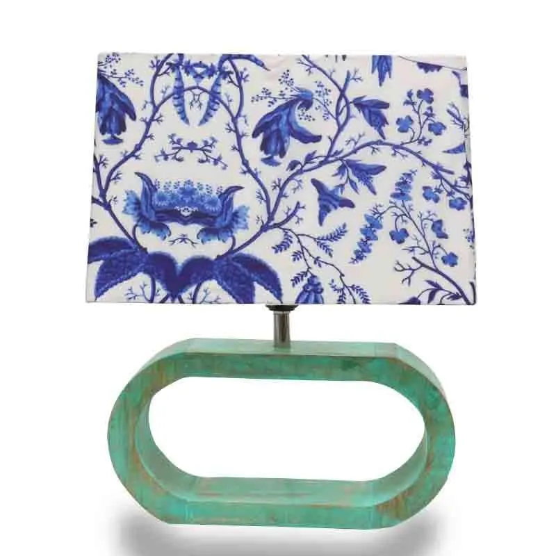 Daydream Fabric Table Lamp - Blue,White media 3