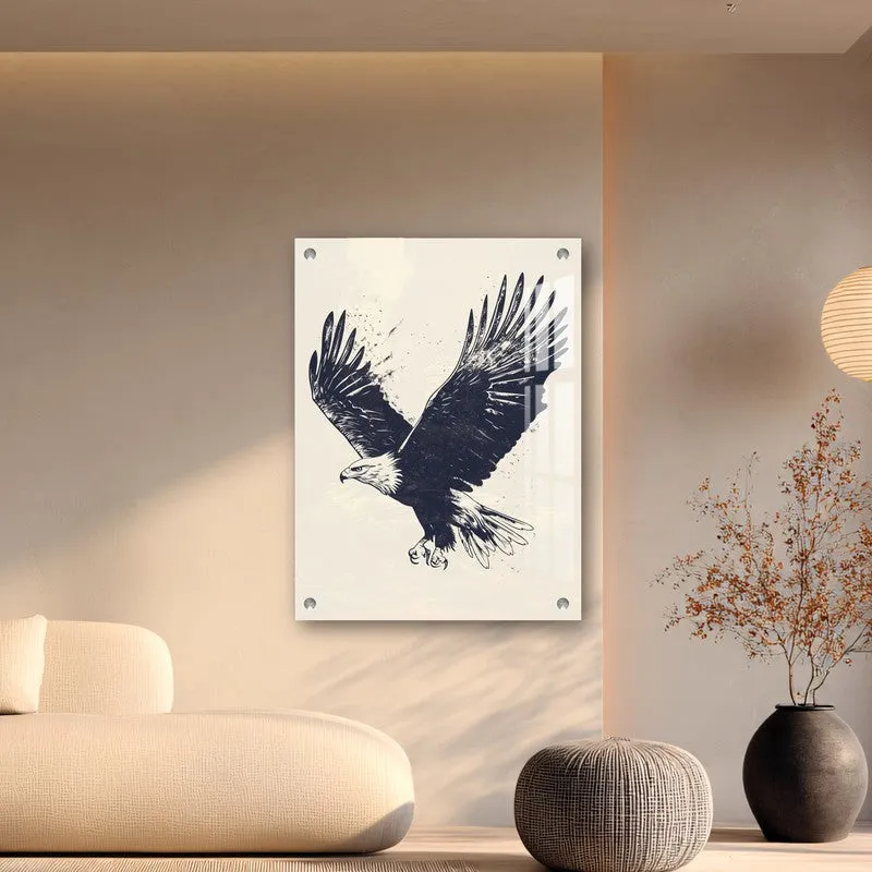 Skybound Eagle Flight Acrylic Wall Art media 5