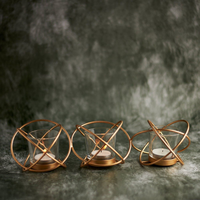 Star Loop Tealight Candle Holder - Set Of Two media 4
