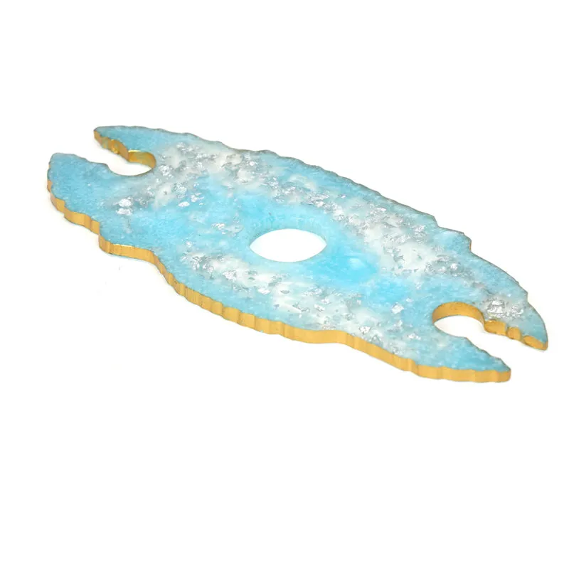 Resinor Wine Bottle & Glass Holder - Aqua Blue media 4