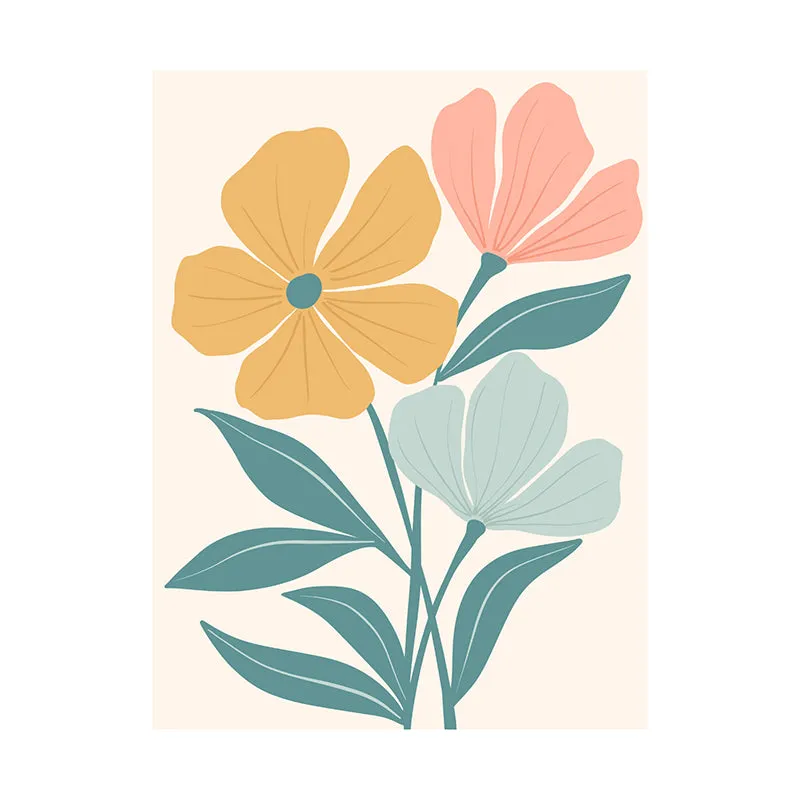 Florette Sketches Wall Painting - Set Of Two media 5