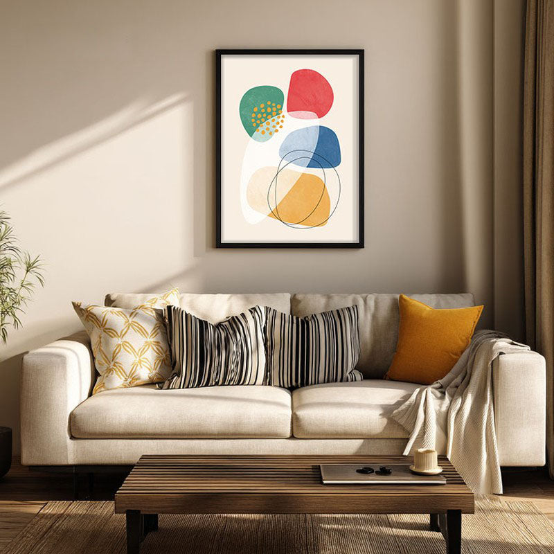 Burst Of Summer Framed Canvas Wall Painting