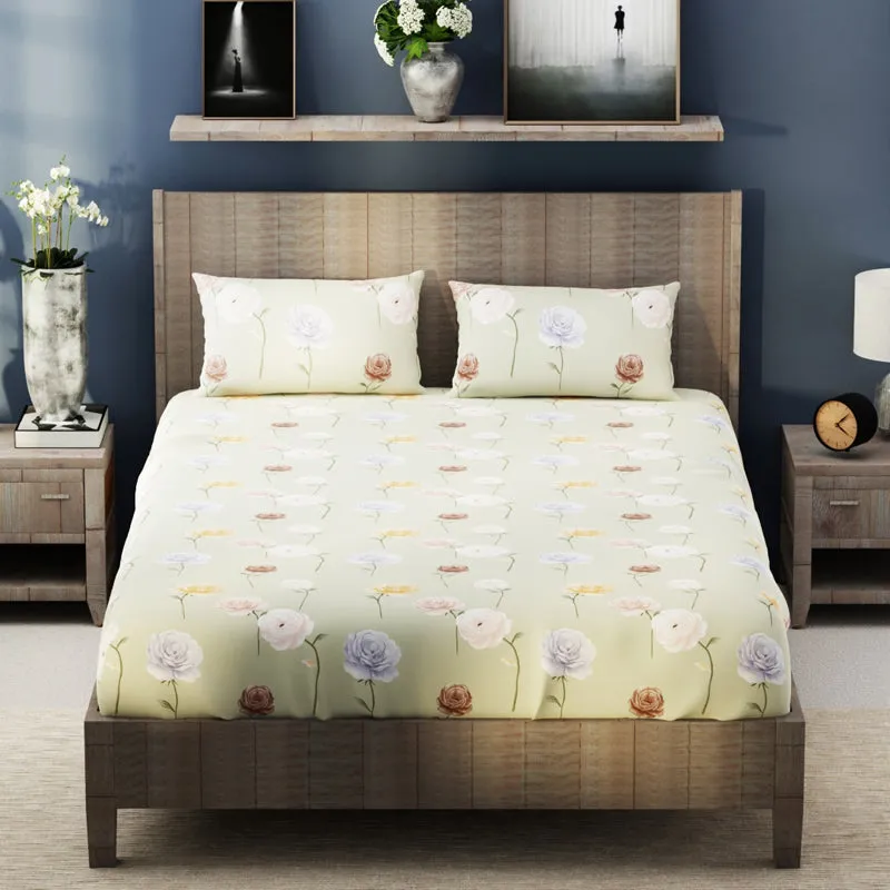 Rosalia Microfiber Bedsheet - 140 GSM media 1