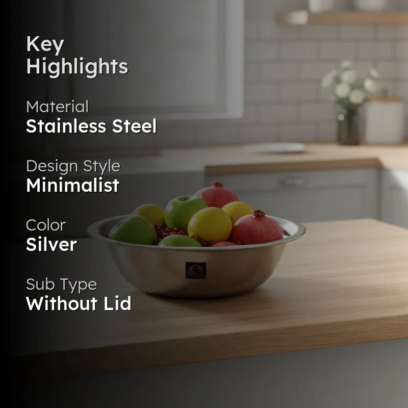 Blendora Stainless Steel Mixing Bowl - 2500 mL media 2