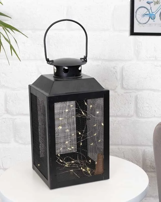 Iron Lady Lantern Metal Table Lamp media 3