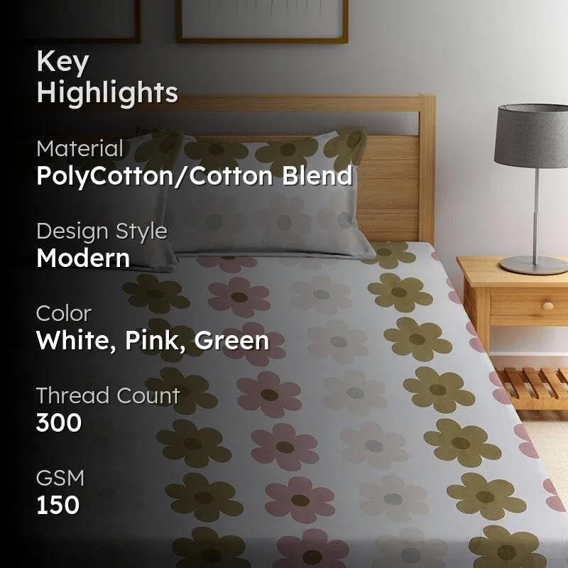 Gala Bloom Bedsheet - 150 GSM media 2
