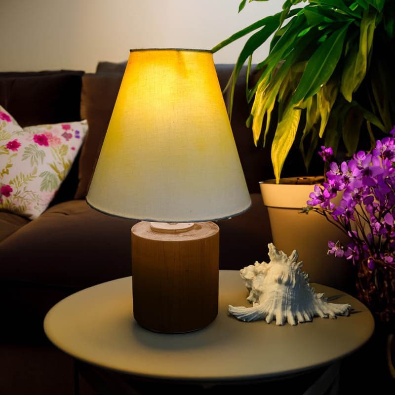 Grady Gleam Handpainted Fabric Table Lamp - Multicolor
