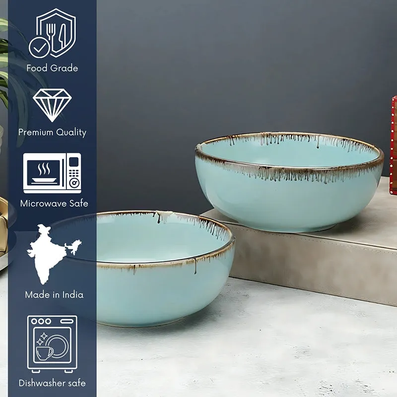 Casablanca Ceramic Serving Bowl - Set Of Two media 6