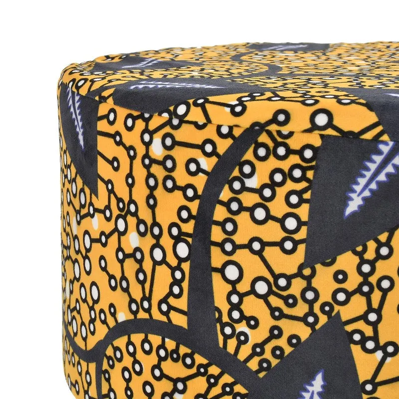 Leafora Abstract Ottoman - Multicolor media 5